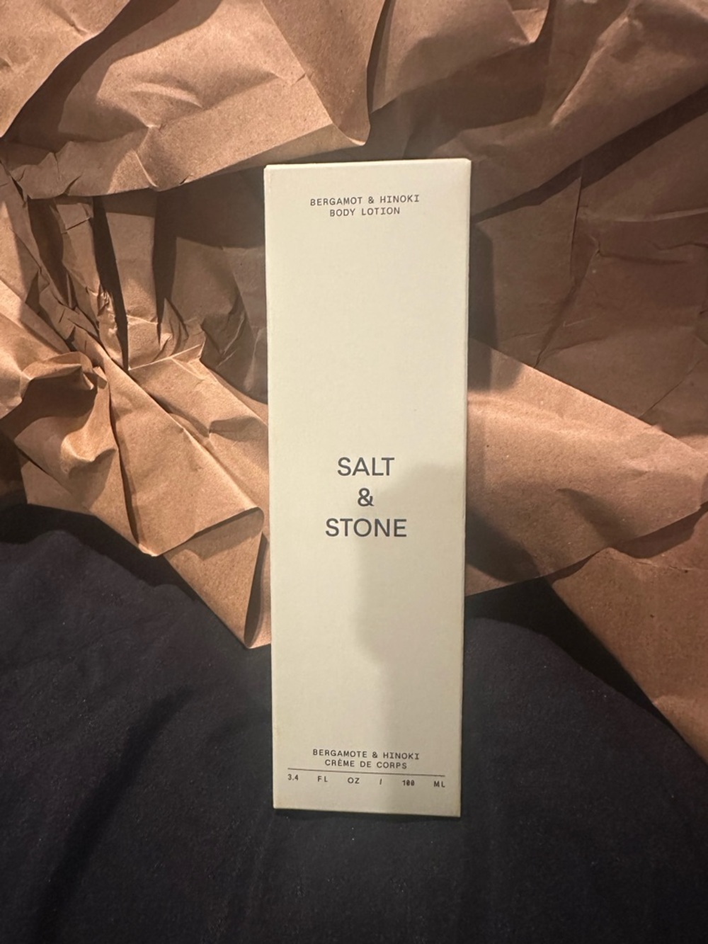 Salt & Stone Bergamot & Hinoki Body Lotion - Pale Green Packaging